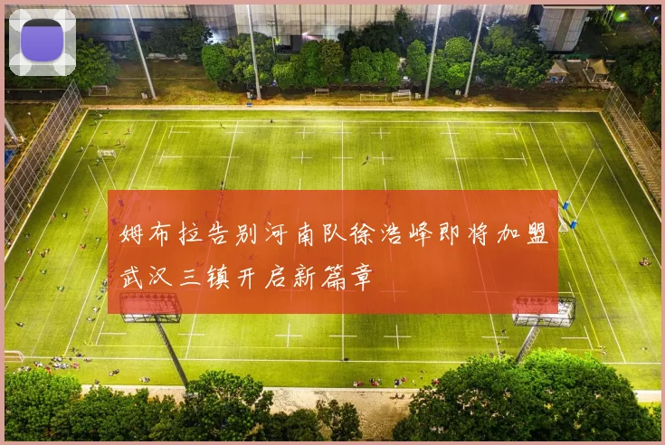 姆布拉告别河南队徐浩峰即将加盟武汉三镇开启新篇章